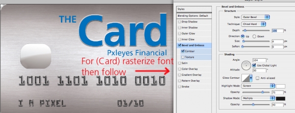 Creation of Credit Card: Step 5